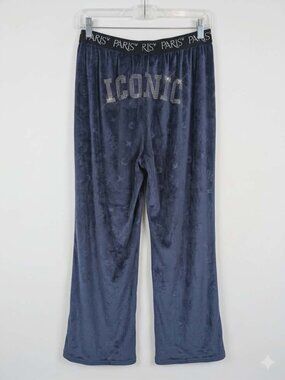 Paris Hilton Iconic Velour Y2K PJ Pants - Navy M